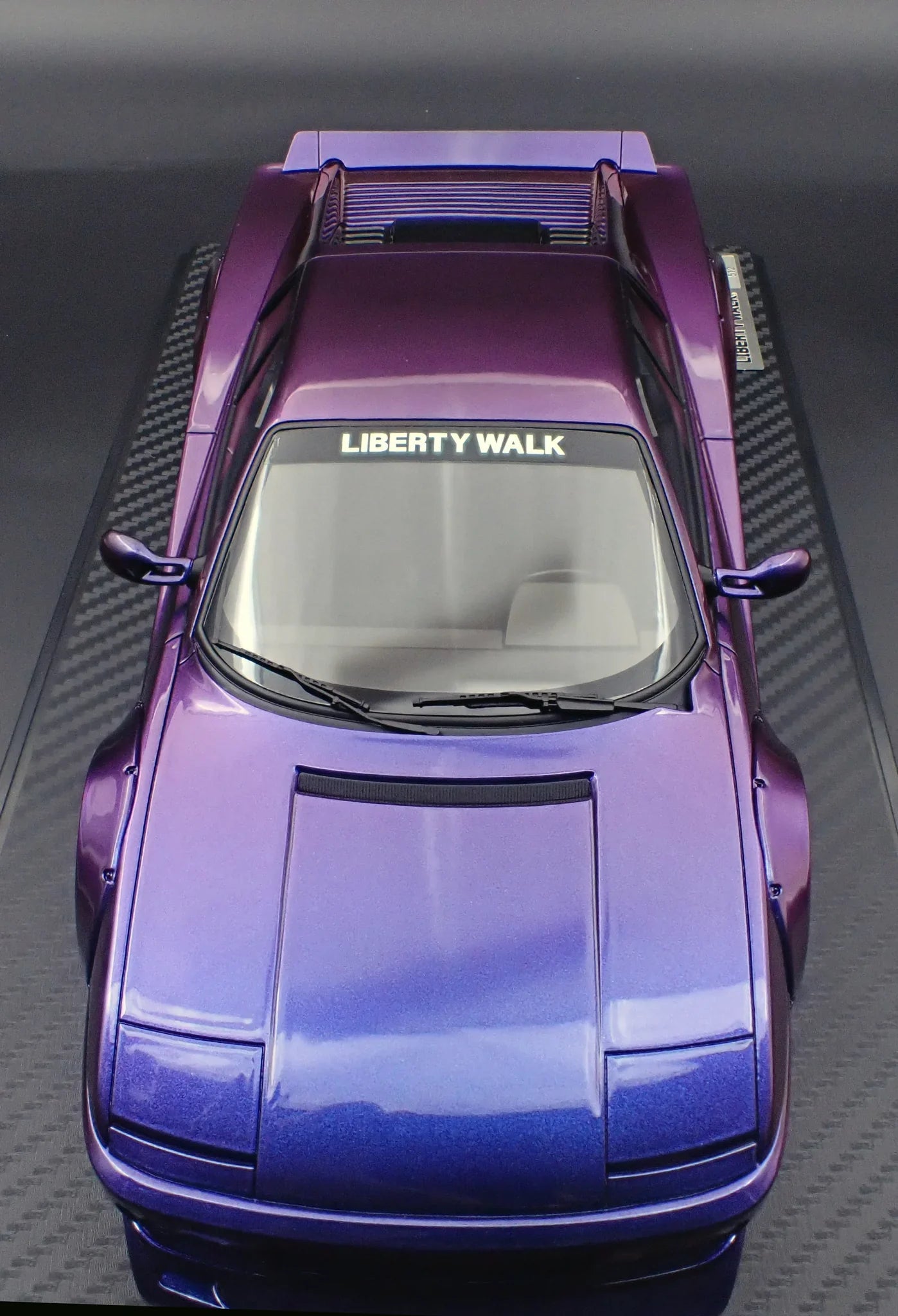 Ignition-Model Ferrari Testarossa 512 LBWK LB-Works Purple Metallic 1:18