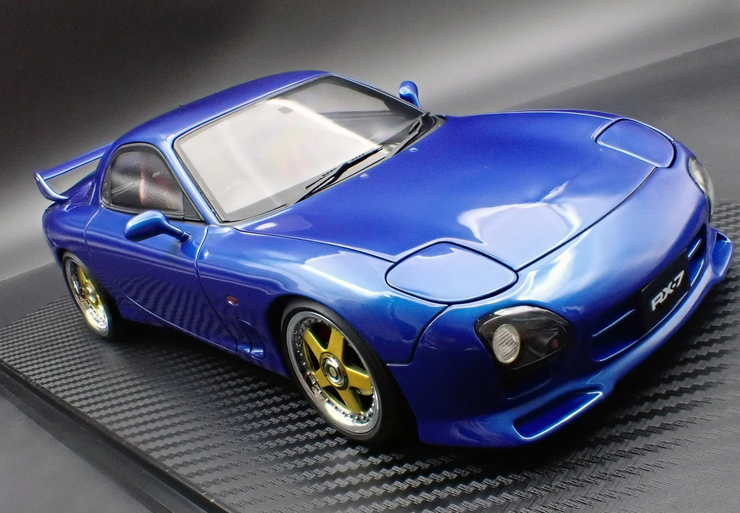 Ignition-Model Mazda RX-7 (FD3S) MazdaSpeed A-Spec Blue Metallic 1:18
