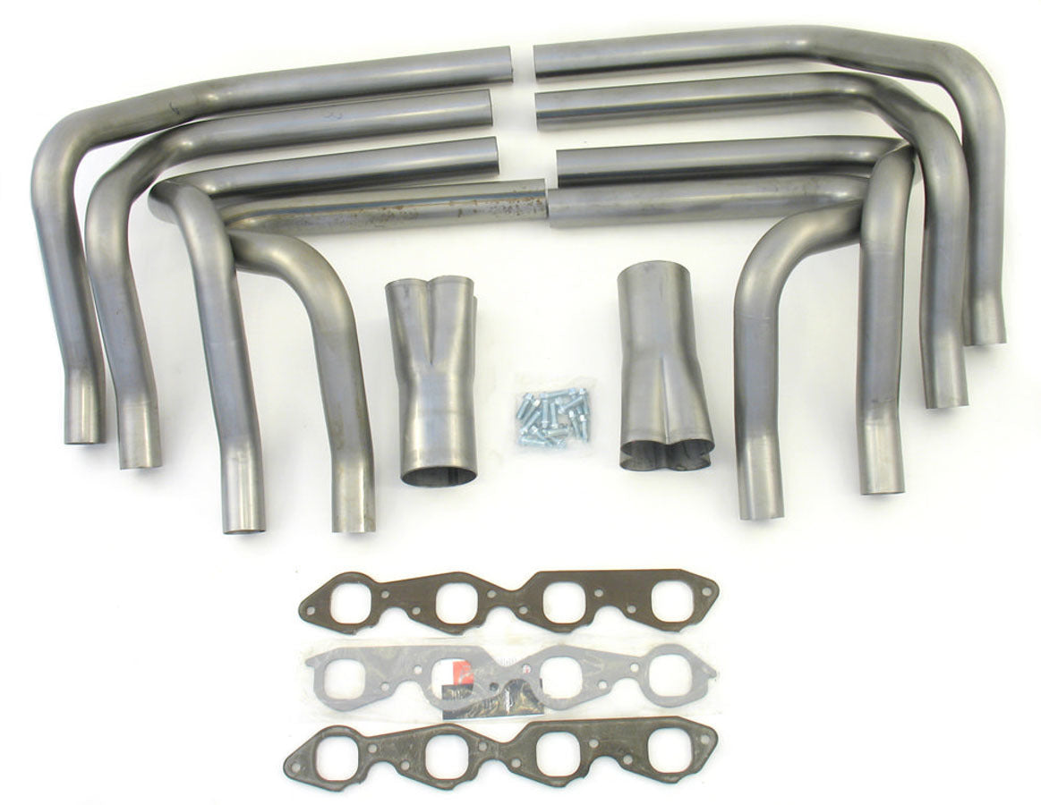 BBC Weld Up Header Kit Sprint Style 2in Dia - H8005