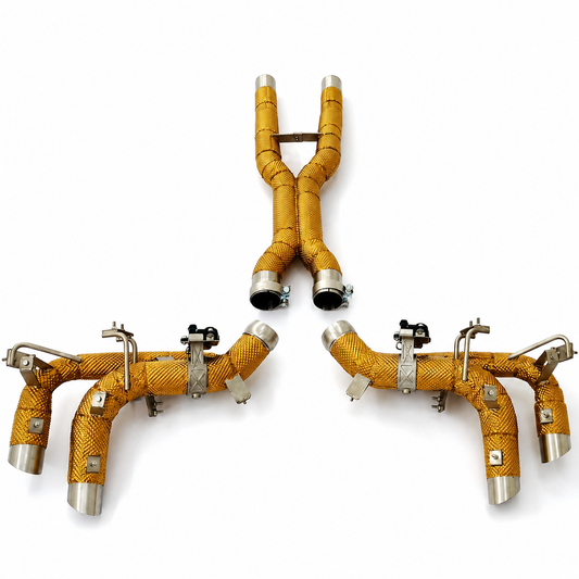Titanium F1 Valved Catback Exhaust for Ferrari Purosangue 6.5 V12