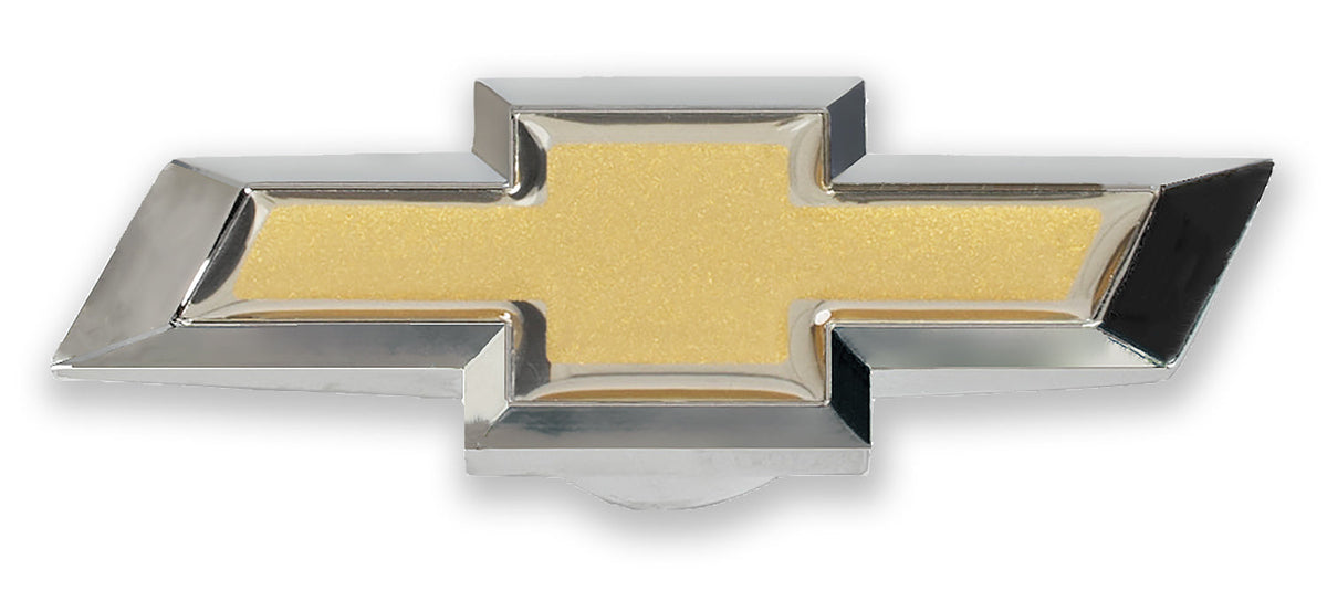 Large Chevy Bowtie Air Cleaner Nut Chrome/Gold - 141336