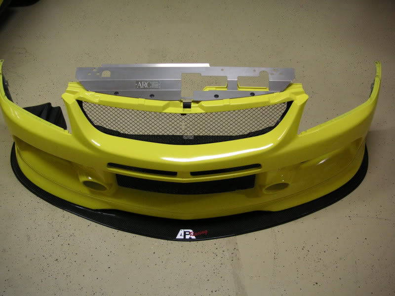 Mitsubishi Evolution 9 (Evo 9) Carbon Fiber Front Wind Splitter 2006-2007