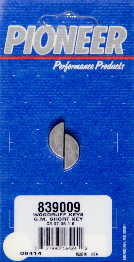 Woodruff Key Kit - 839009