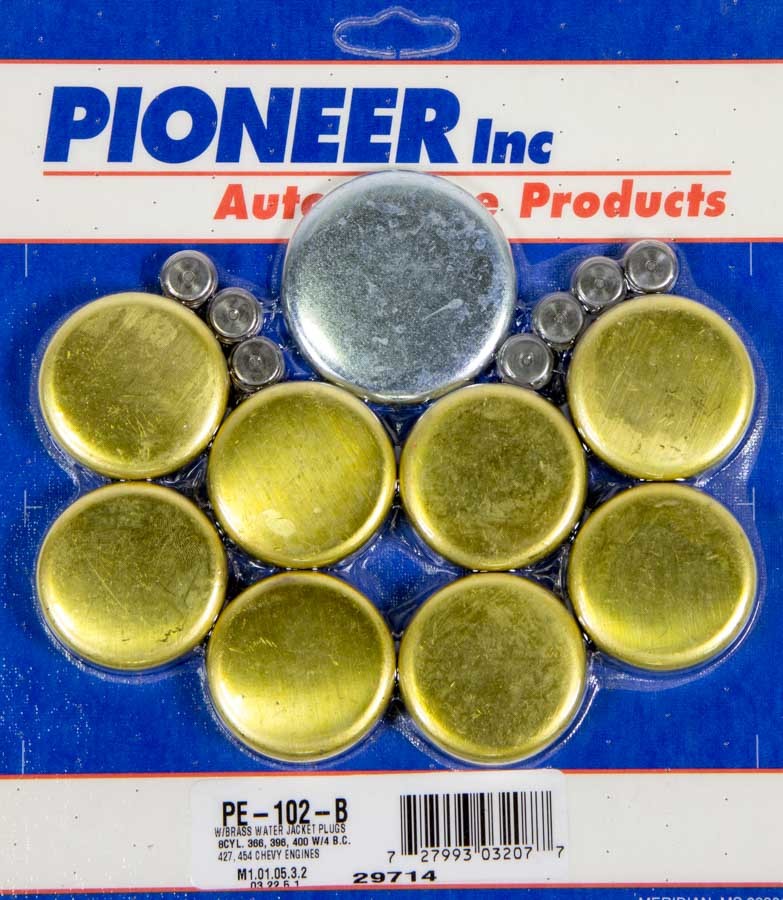 454 Chevy Freeze Plug Kit - Brass - PE102B