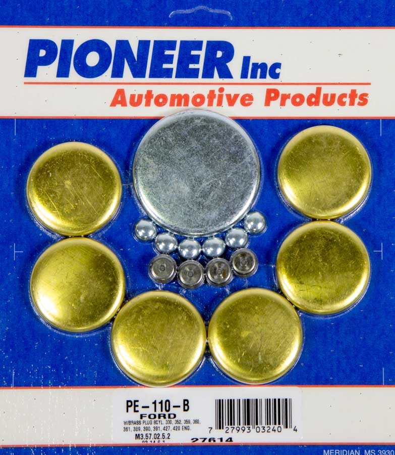 390 Ford Freeze Plug Kit - Brass - PE110B