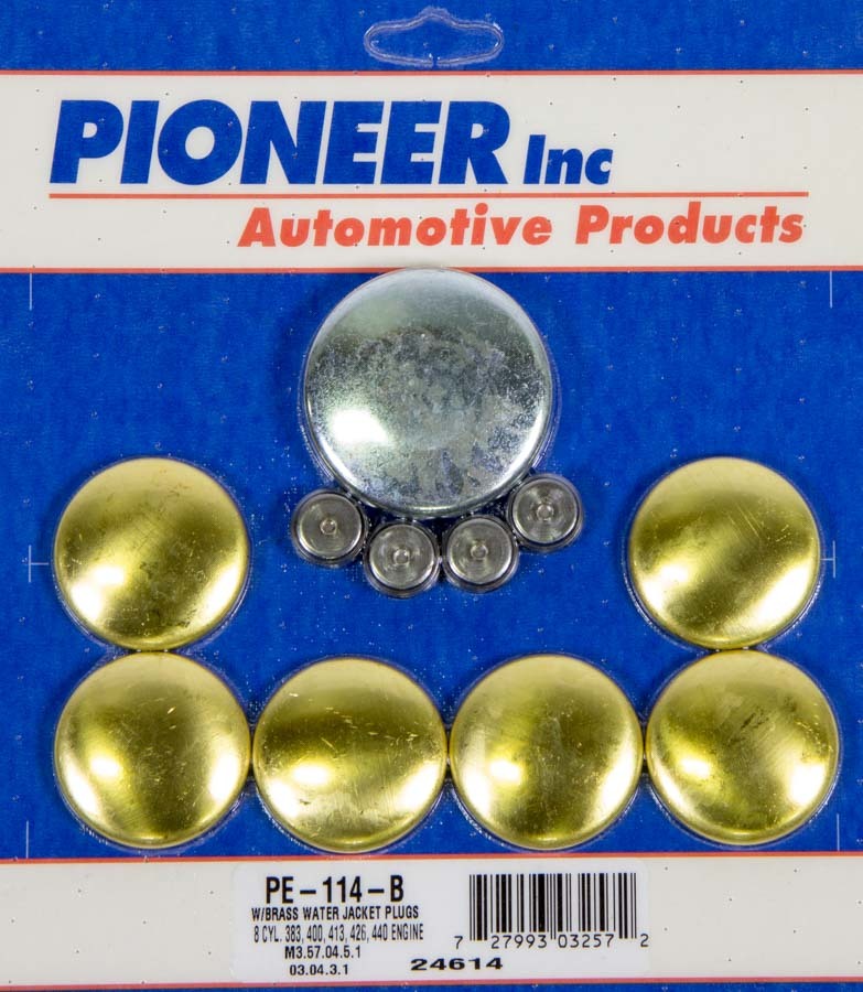 BBM B/RB Freeze Plug Kit - Brass - PE114B