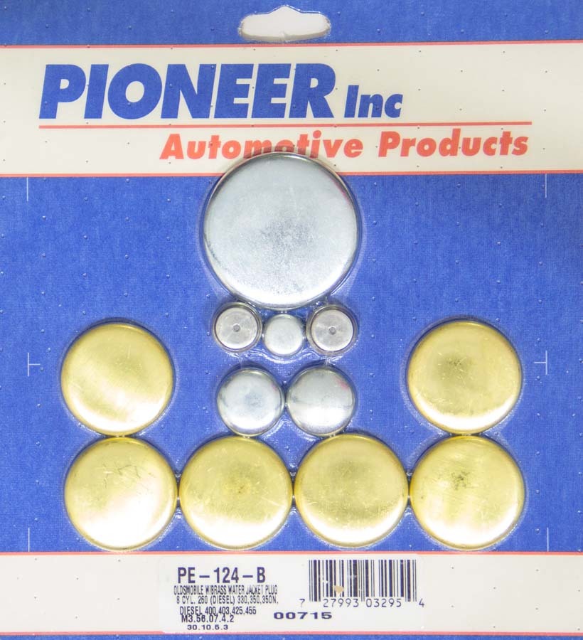 350 Olds Freeze Plug Kit - Brass - PE124B