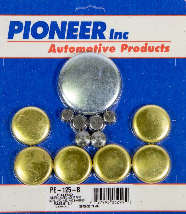 460 Ford Freeze Plug Kit - Brass - PE125B