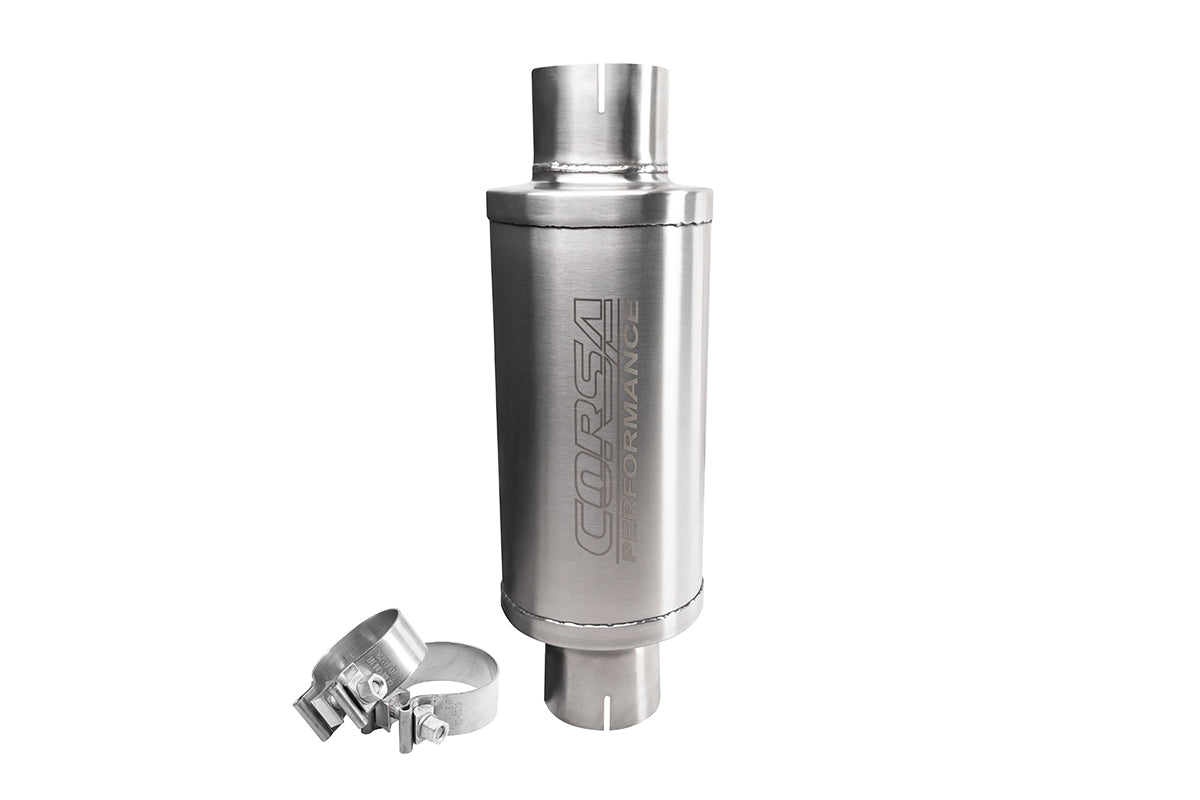 Corsa Slip Fit / 3.00 in Packed Resonator | 6-8 dB (PKM2003, PKM2002)