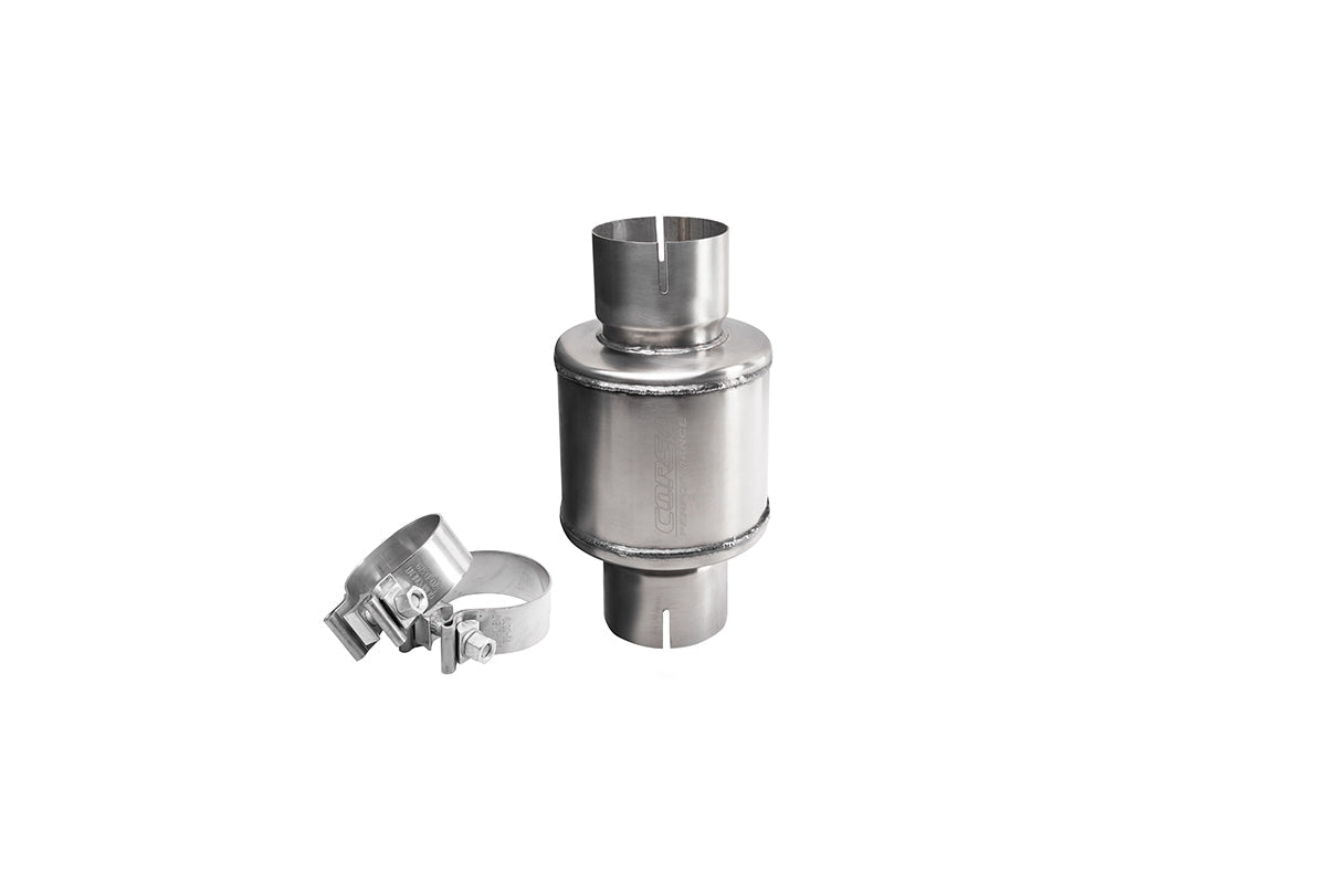 Jesse Iwuji Performance Corsa Slip Fit / 3.00 in Packed Resonator | 2-3 dB (PKM2009, PKM2008)