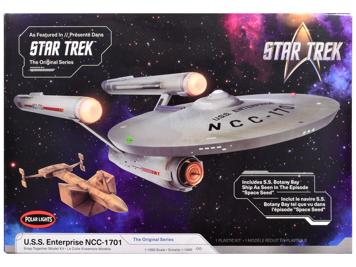 Rapid Vehicles Skill 2 Model Kit U.S.S. Enterprise NCC-1701 Spaceship "Star Trek" (1966) TV...
