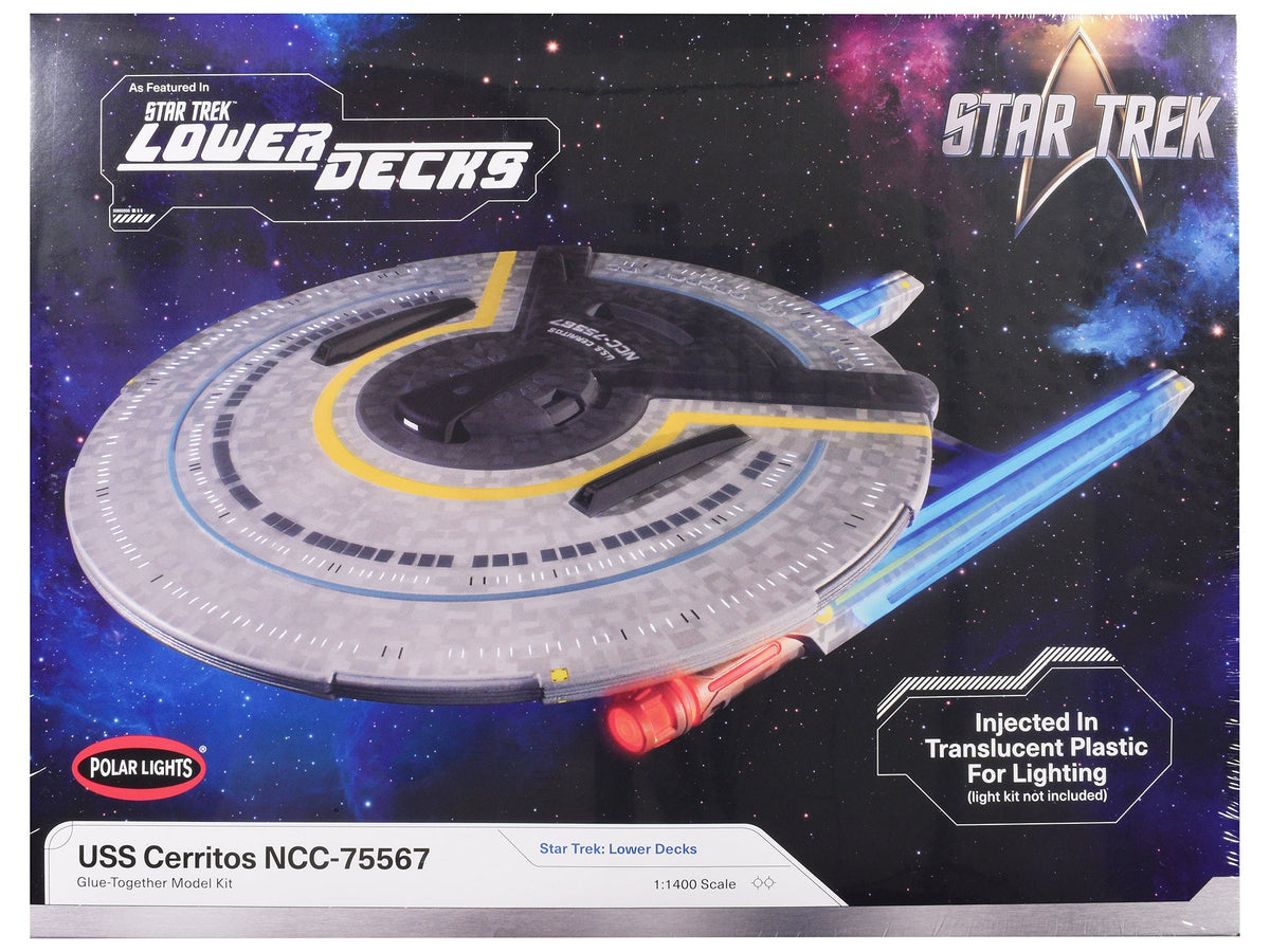Rapid Vehicles Skill 2 Model Kit USS Cerritos NCC-75567 Spacecraft "Star Trek: Lower Decks"...