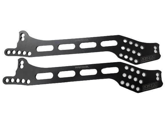 Bracket 4 Bar Longhorn LR .250in Alum Pair - PPM1000BL