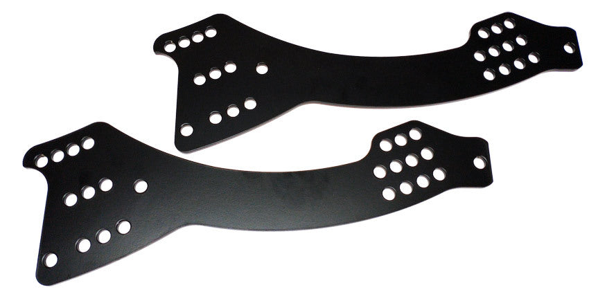 Bracket 4 Bar Longhorn LR .250in Alum Pair - PPM1007BL