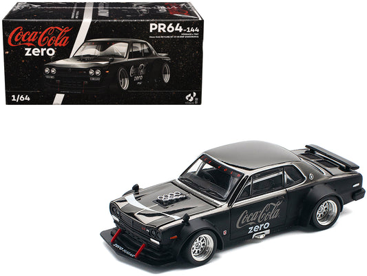Rapid Vehicles Skyline GT-R V8 Drift "Hakosuka" RHD (Right Hand Drive) "Coca-Cola Zero" Dark...