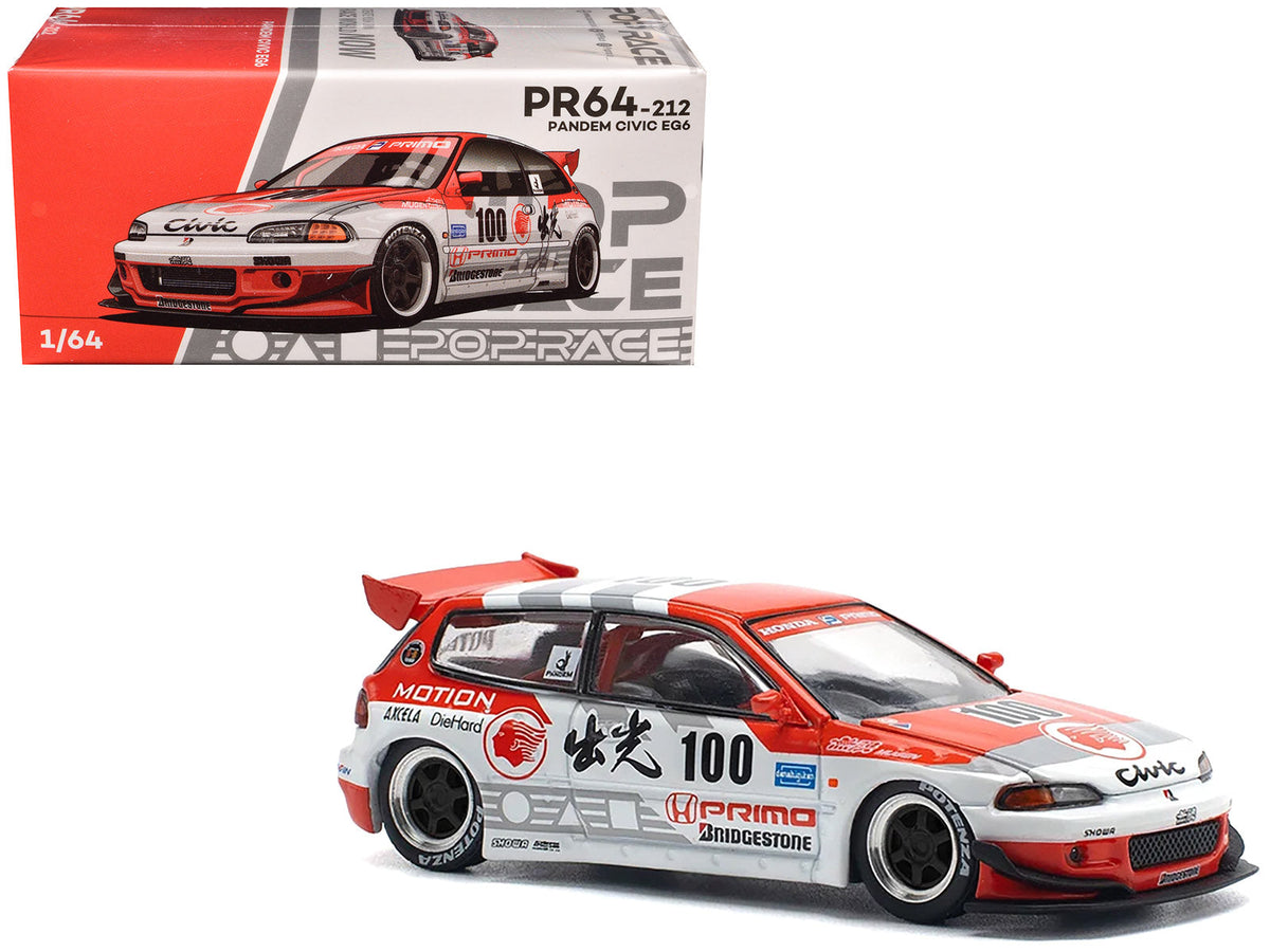Rapid Vehicles Pandem Civic EG6 V1.5 RHD (Right Hand Drive) #100 "Idemitsu Motion Infinite" White...