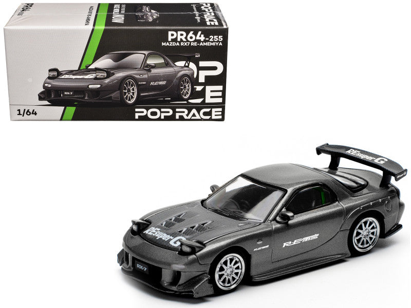 Rapid Vehicles Mazda RX7 (FD) "RE Amemiya" Widebody RHD (Right Hand Drive) Gunmetal Gray Metallic...