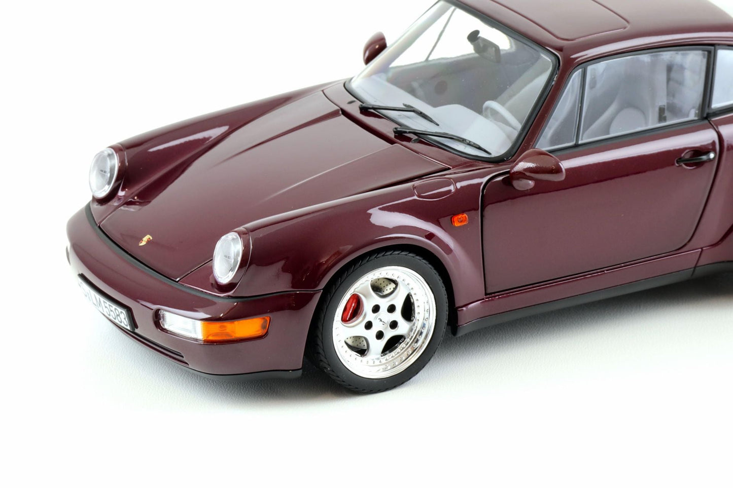 Norev 1993 Porsche 911 964 Turbo 3.6 Coupe Amethyst Purple Metallic 1:18