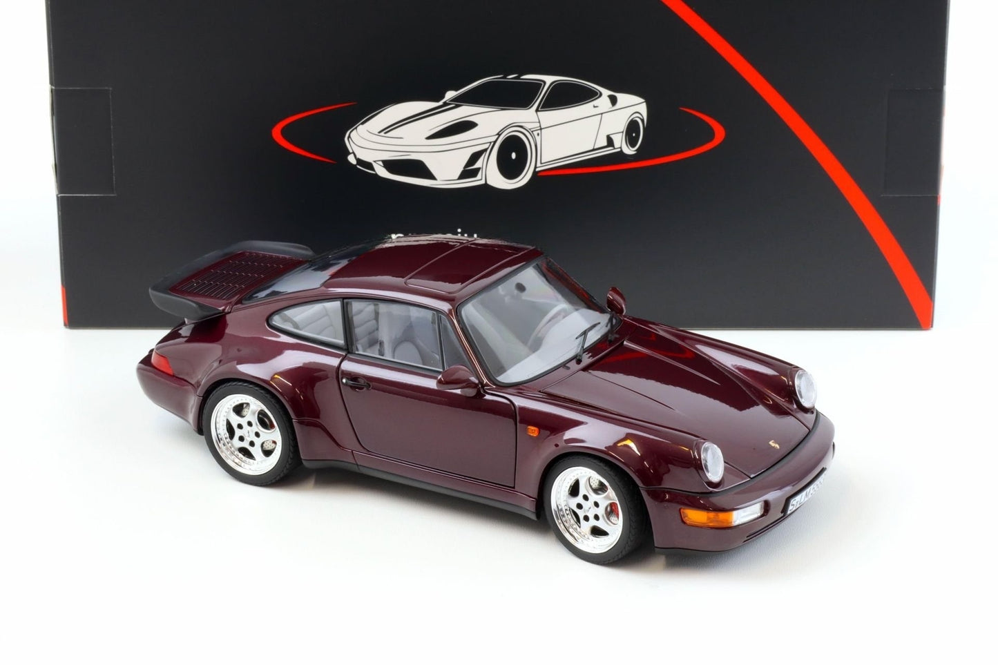 Norev 1993 Porsche 911 964 Turbo 3.6 Coupe Amethyst Purple Metallic 1:18
