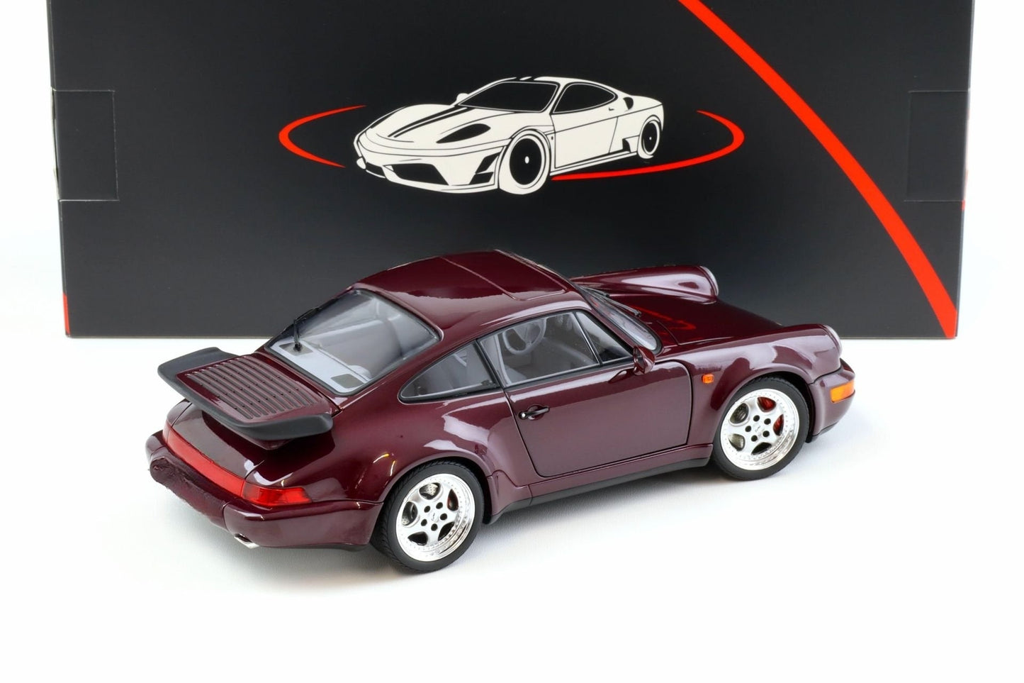 Norev 1993 Porsche 911 964 Turbo 3.6 Coupe Amethyst Purple Metallic 1:18