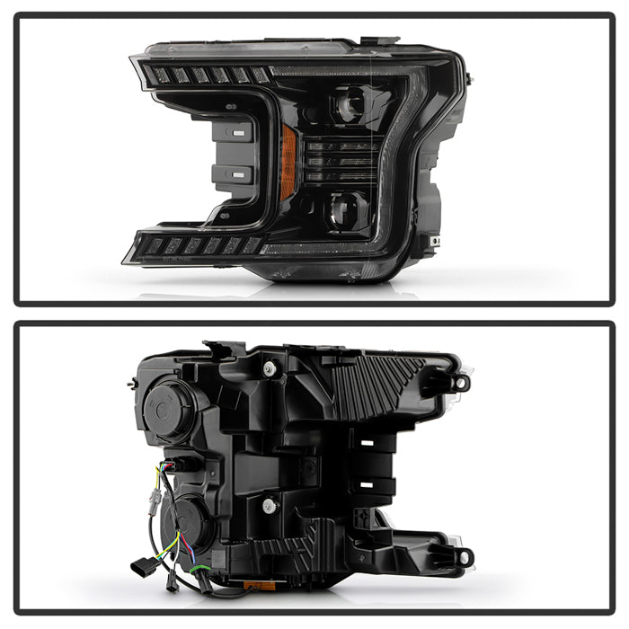 SPYDER xTune 18-20 Ford F150 Sequential LED High/Low Headlights - Black (PRO-CH-FF15018S-BBLED-BK) 9960437