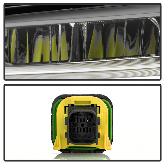 SPYDER 16-18 Audi A6 Left LED Headlight (PRO-JH-AA616-FLED-OE-L) 9959127