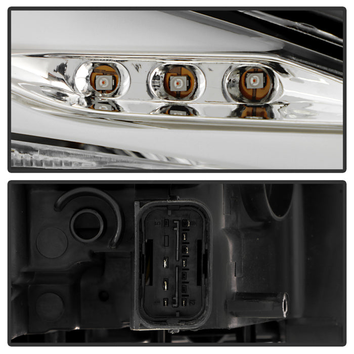 SPYDER 11-13 BMW 528i/535i OE Left Halogen w/ LED Halo Projector Headlight (PRO-JH-BF1011-H-OE-L) 9959295