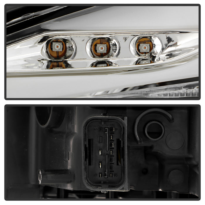 SPYDER 11-13 BMW 528i/535i OE Right Halogen w/ LED Halo Projector Headlight (PRO-JH-BF1011-H-OE-R) 9959301