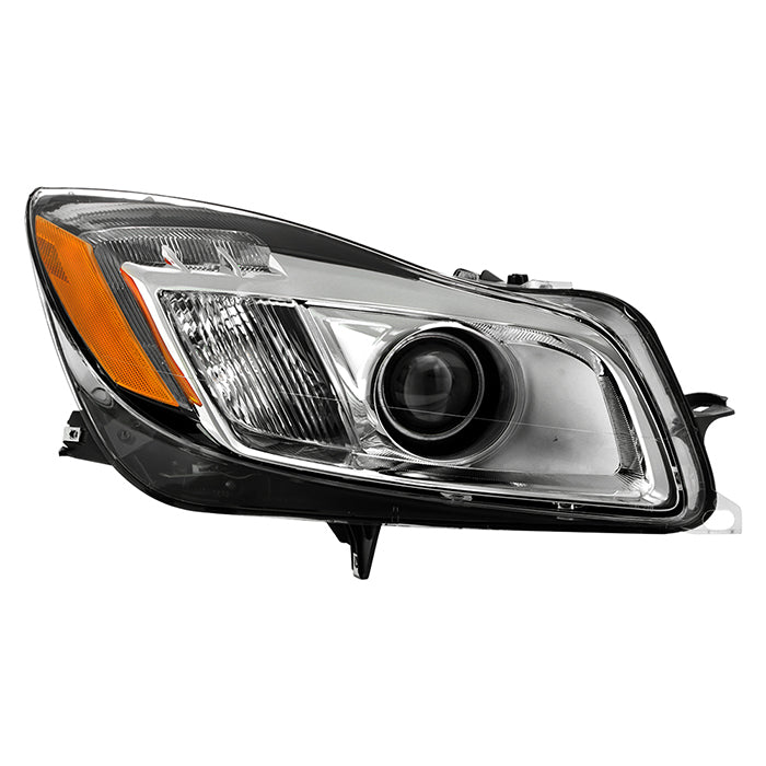 SPYDER Xtune Buick Regal 11-13  HID w/LED DRL Clear Ring Projector Headlights (PRO-JH-BREG11CR-HID-OE-R) 9952807