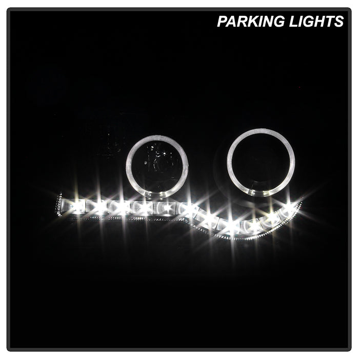 FR SPORT SPYDER Xtune Chrysler 300C 05-10 ( Not 300 ) Halo Projector Headlights Black...