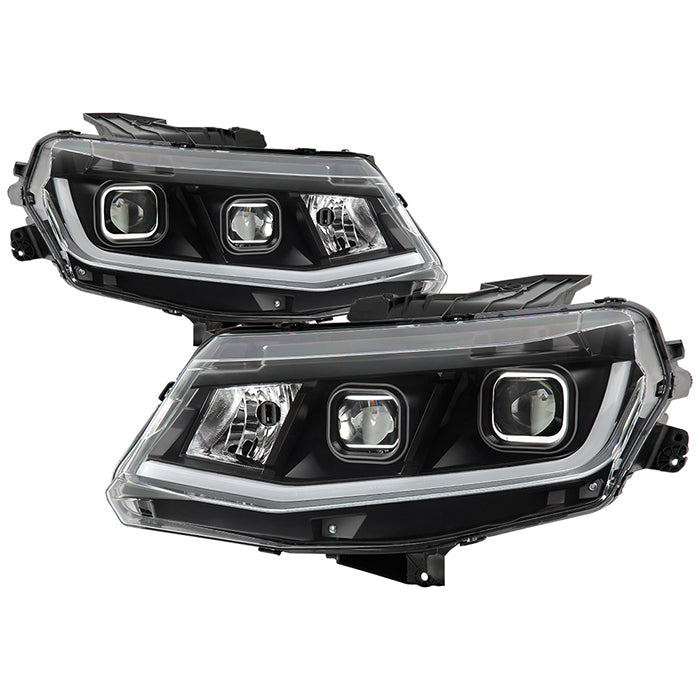 FR SPORT SPYDER xTune 16-18 Chevrolet Camaro Halogen Only Proj Headlights w/ DRL Tube - Black -...