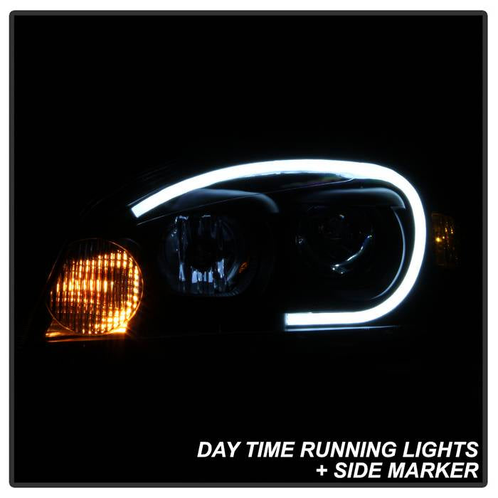 SPYDER xTune 06-13 Chevrolet Impala LED Light Bar Headlights - Black Smoke (PRO-JH-CIM06-LB-BSM) 9042256