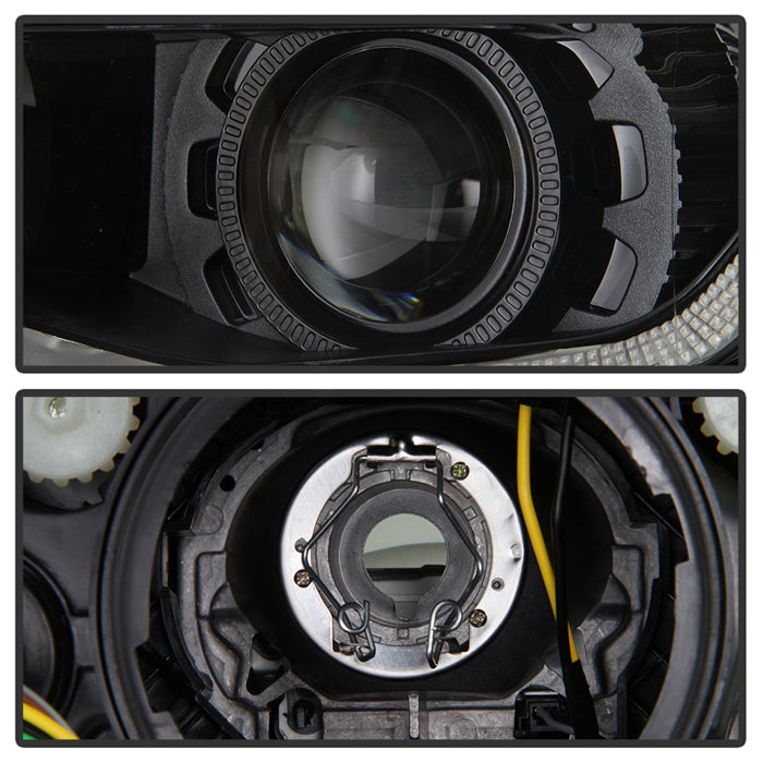 SPYDER 16-18 Chevy Malibu LED Switch Sequential Signal Projector Headlights - Black 9937200