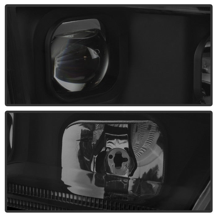 SPYDER xTune 11-14 Dodge Charger Projector Headlights - Halogen - DRL - Black Smoked (PRO-JH-DCHA11-LB-BSM) 9041747