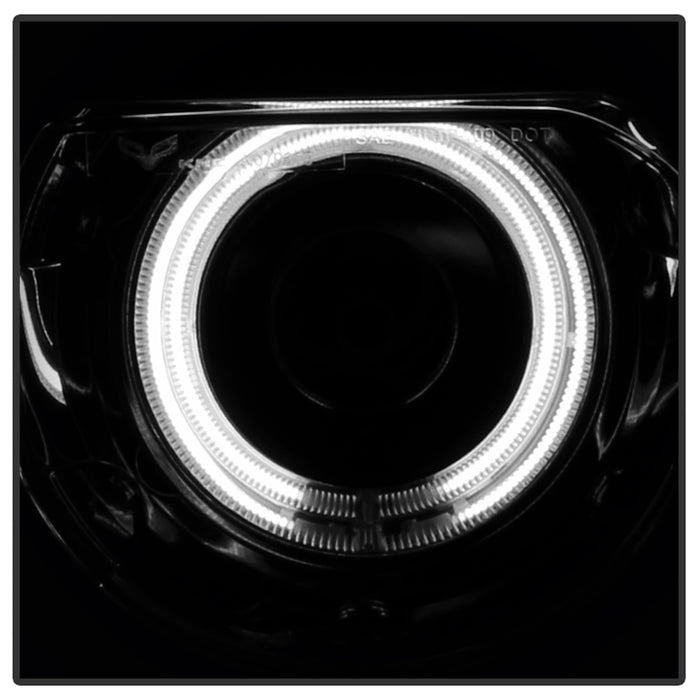 SPYDER xTune Dodge Challenger 08-14 Halogen Only Halo Projector Headlights Black PRO-JH-DCHAL08-HA-BK 9039249