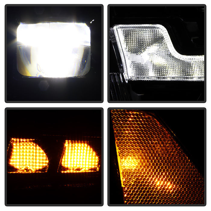 SPYDER 09-18 Dodge Ram 1500 (Halogen Model Only) Full LED Headlights - Black (PRO-JH-DR09-FLED-BK) 9050848