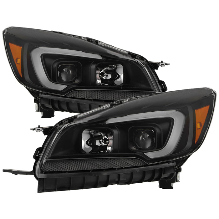 FR SPORT SPYDER xTune 13-16 Ford Escape LED Light Bar Halogen Proj Headlights - Blk Smoke...