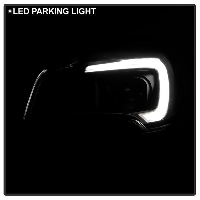 FR SPORT SPYDER xTune 13-16 Ford Escape LED Light Bar Halogen Proj Headlights - Blk Smoke...