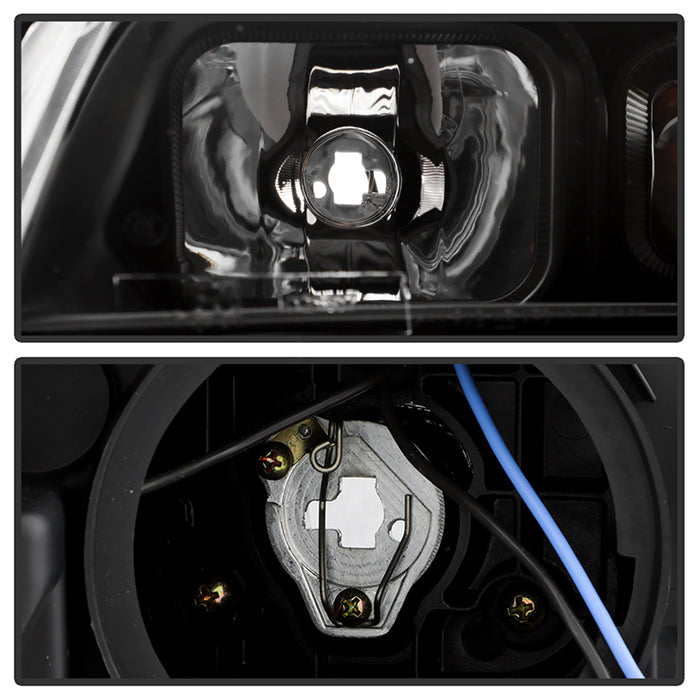 FR SPORT SPYDER xTune 13-16 Ford Escape LED Light Bar Halogen Proj Headlights - Blk Smoke...