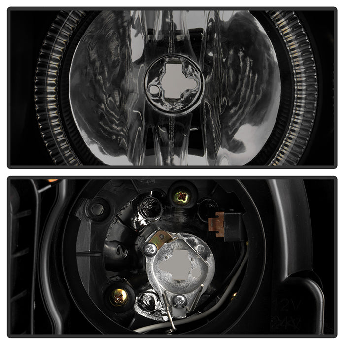 FR SPORT SPYDER Xtune Ford F150 09-14 Projector Headlights Halogen Model LED Halo Black Smoke...