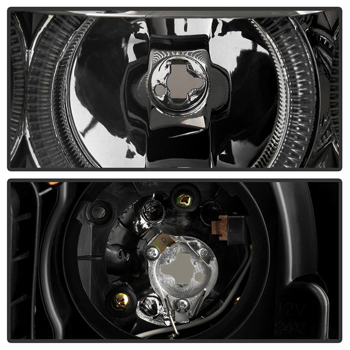 FR SPORT SPYDER Xtune Ford F150 09-14 Projector Headlights Halogen Model Only LED Halo Smoked...