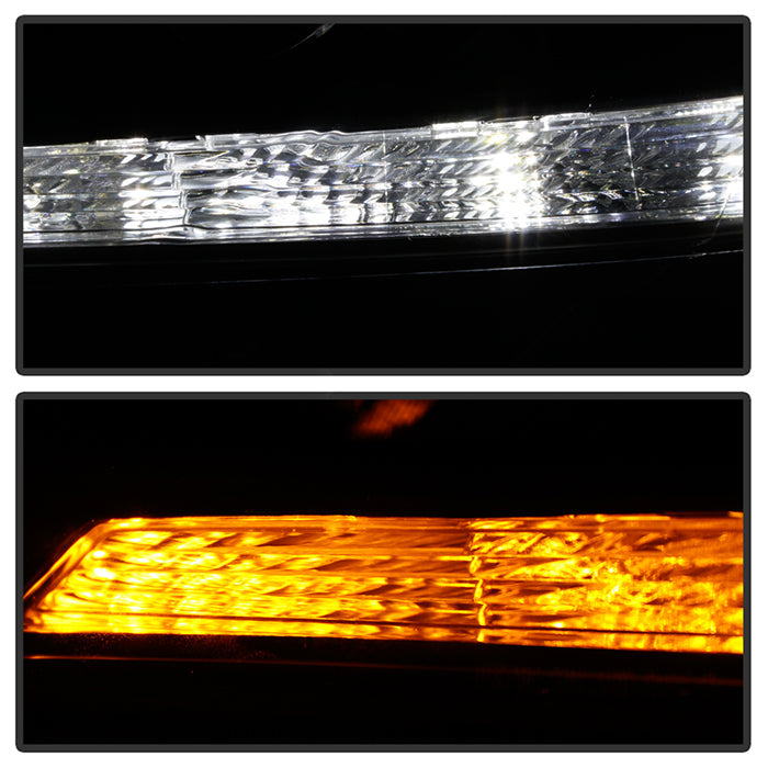 FR SPORT SPYDER xTune 13-15 Honda Accord LED Blue Start / Sequential Signal DRL Proj - Blk -...