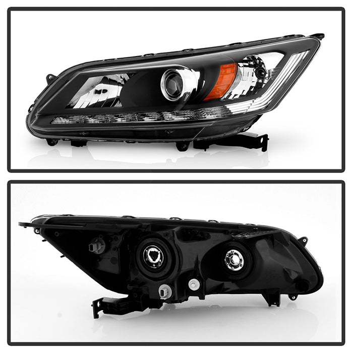 FR SPORT SPYDER xTune 13-15 Honda Accord LED Blue Start / Sequential Signal DRL Proj - Blk -...