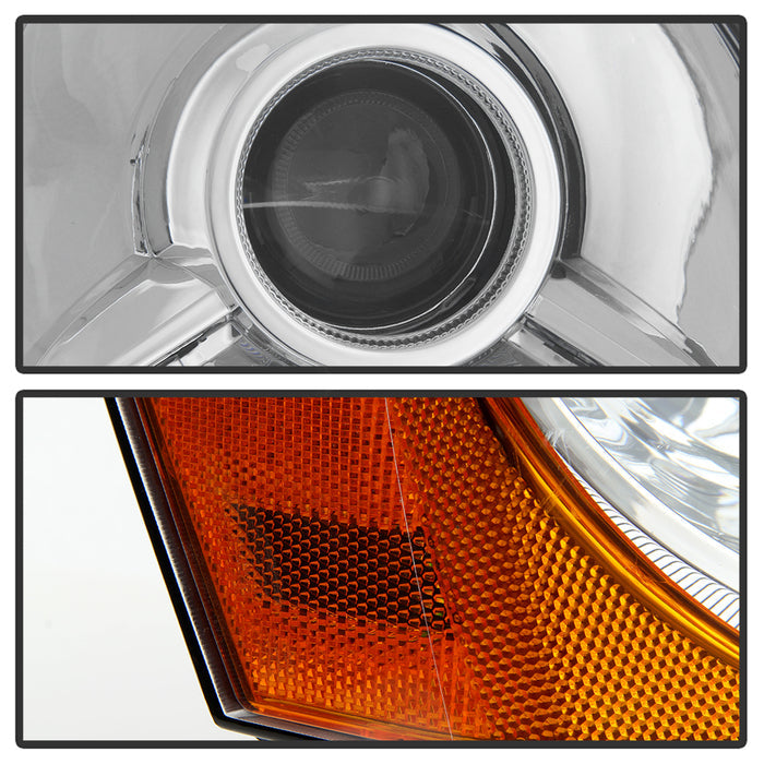 FR SPORT SPYDER xTune Jeep Grand Cherokee 08-10 OEM Style Projector Headlights - Chrome...
