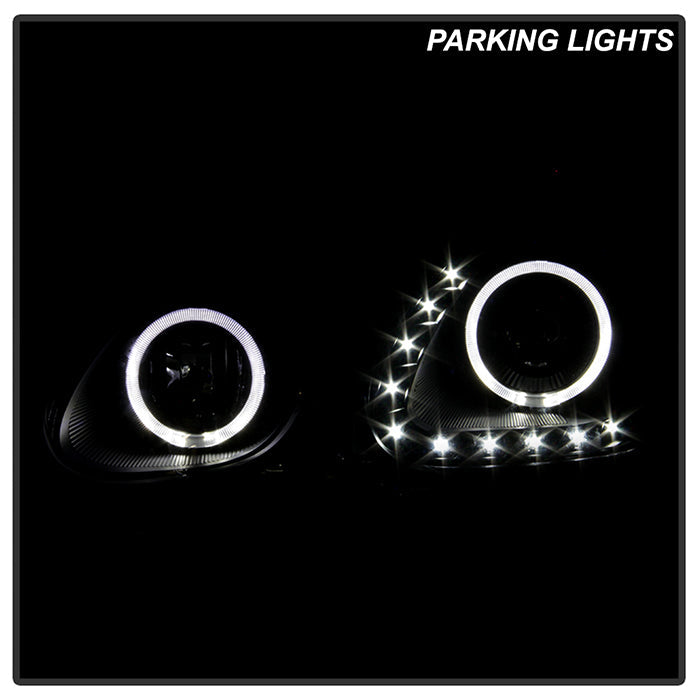 FR SPORT SPYDER Xtune Lexus GS300/GS400/GS430 98-05 Halogen Only Halo Projector Headlights Black...
