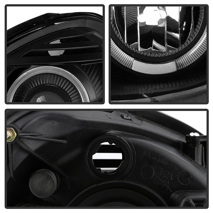 FR SPORT SPYDER Xtune Lexus GS300/GS400/GS430 98-05 Halogen Only Halo Projector Headlights Black...