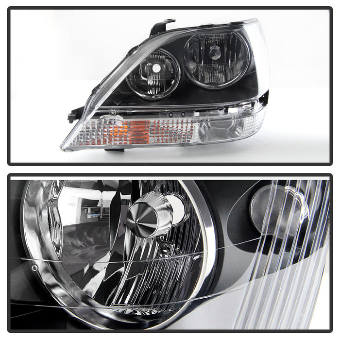 FR SPORT SPYDER Xtune Lexus Rx300 99-03 Halogen Only (Bulbs Not Included) Crystal Headlights...