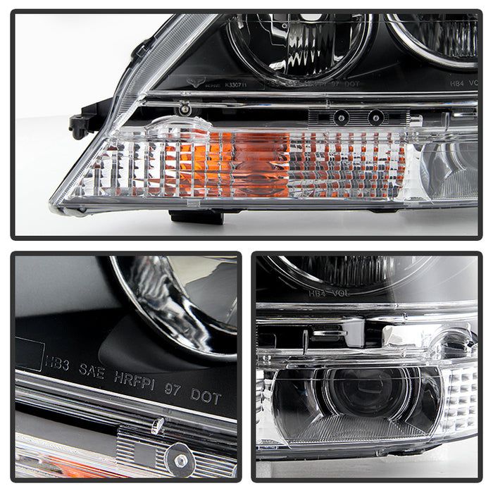 FR SPORT SPYDER Xtune Lexus Rx300 99-03 Halogen Only (Bulbs Not Included) Crystal Headlights...