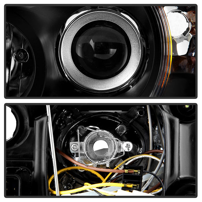 SPYDER Xtune Mercedes Benz W163 Ml-Class 98-01 ProjectOEr Headlights Black PRO-JH-MBW16398-BK 9028212