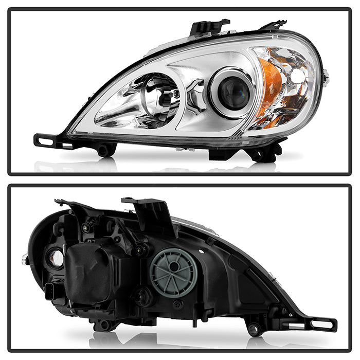 FR SPORT SPYDER Xtune Mercedes Benz W163 Ml-Class 98-01 ProjectOEr Headlights Chrome...